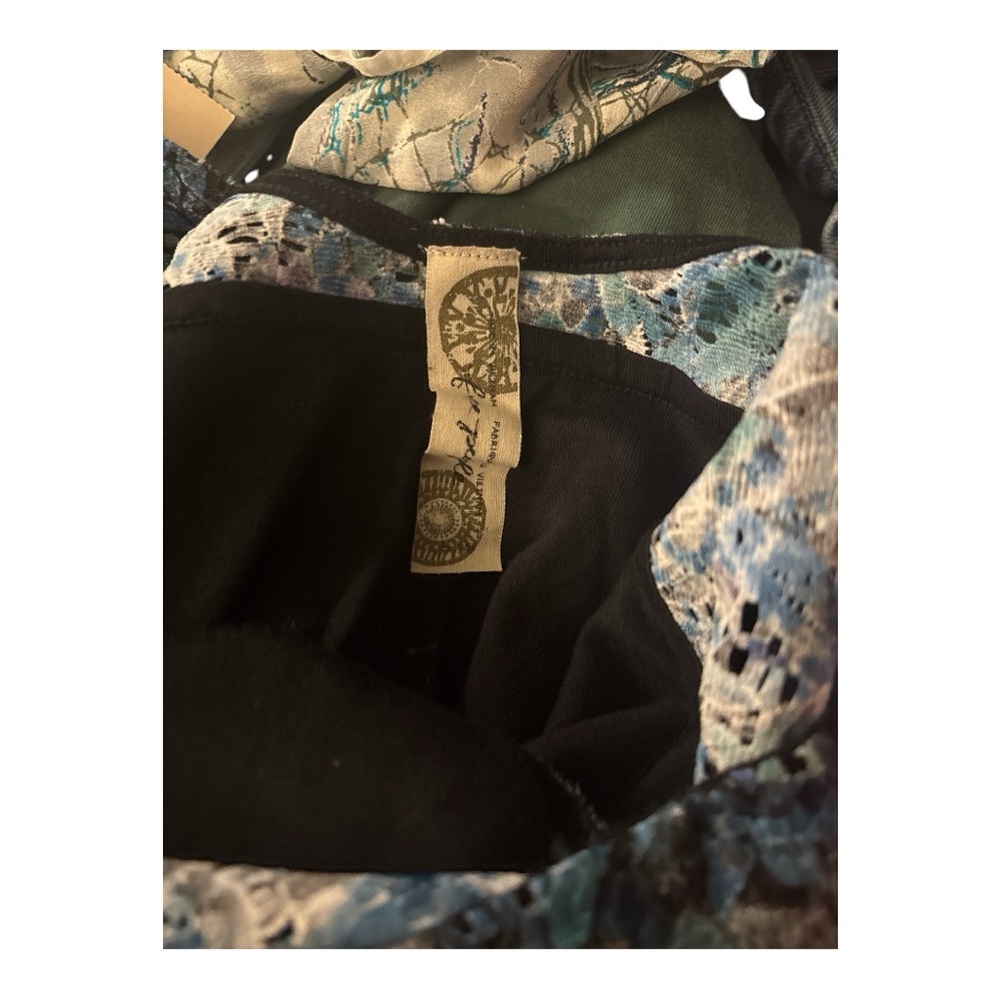 Free People Teal Blue Backless Dress NWT SIZE Large - Picture 4 of 5